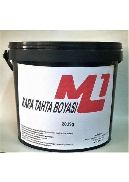 Kara Tahta Boyası 20 kg