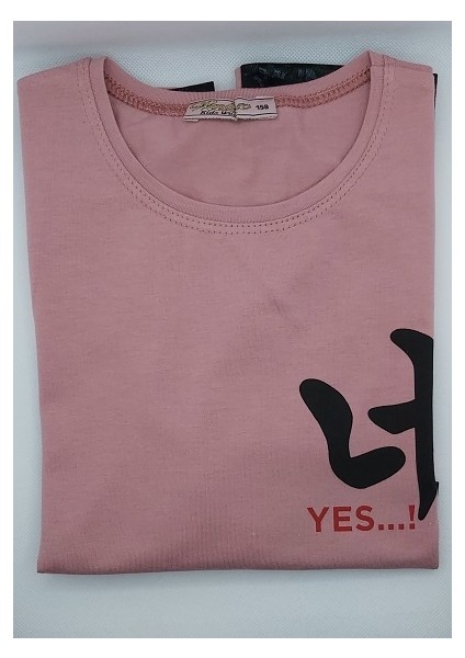 Kız Çocuk Tişört-Yes