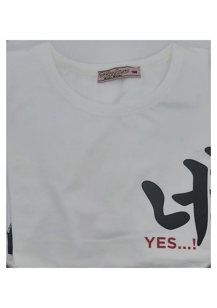 Kız Çocuk Tişört-Yes