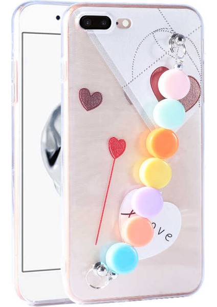 Apple iPhone 7 Plus Kılıf Ema Şık Özel Tasarım Silikon Kapak