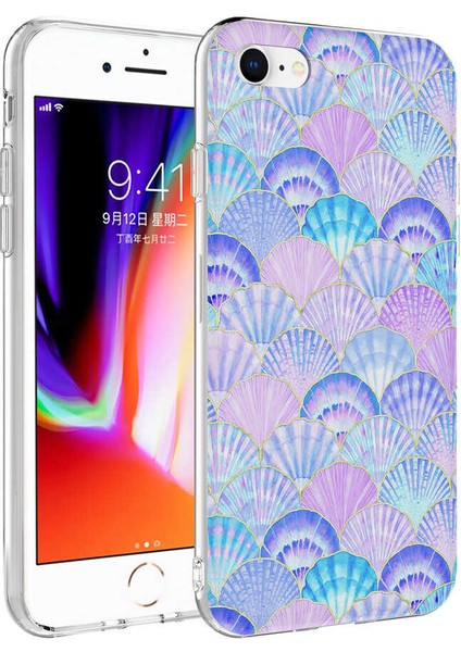 Apple iPhone Se 2022 Kılıf Bella Desenli Silikon Kapak