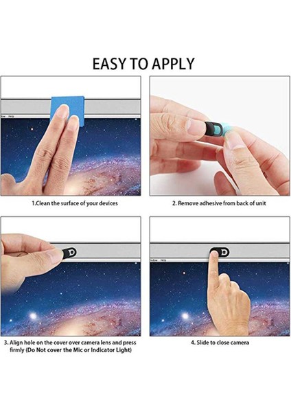 Bilgisayar Laptop Pc Notebook Telefon Kamera Kapatıcı