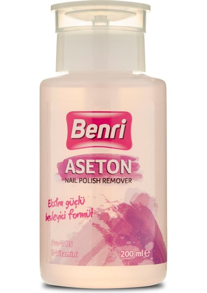 Ekstra Güçlü Pompalı Aseton 200 ml