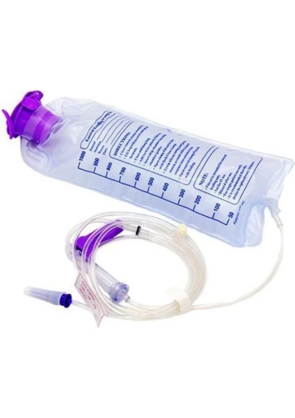 Galena Bestmed Enteral Beslenme Seti Torbası Gravity Manuel Beslenme Torbas