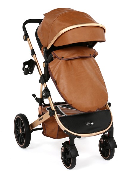Capsule Egg Travel Sistem Bebek Arabası Kahve Rose
