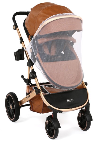 Capsule Egg Travel Sistem Bebek Arabası Kahve Rose
