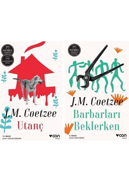 Utanç - Barbarları Beklerken - 2 Kitap - John Maxwell Coetzee