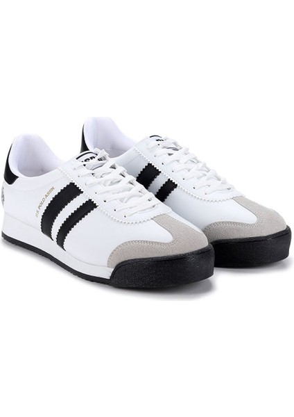 Sunday 2fx Burun Suet Yanlar Tırtıklı Parcalı Bağcıklı Spor Ayakkabı Beyaz