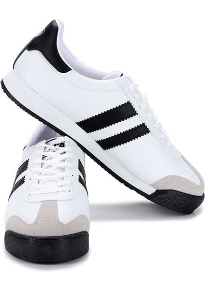 Sunday 2fx Burun Suet Yanlar Tırtıklı Parcalı Bağcıklı Spor Ayakkabı Beyaz fiyatları