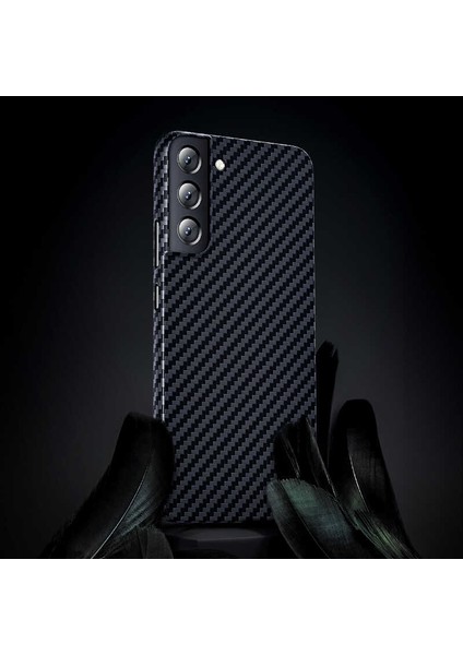 Samsung Galaxy S22 Plus Uyumlu Kılıf Karbon Benks Kevlar Ultra Ince Lüx Loop Case