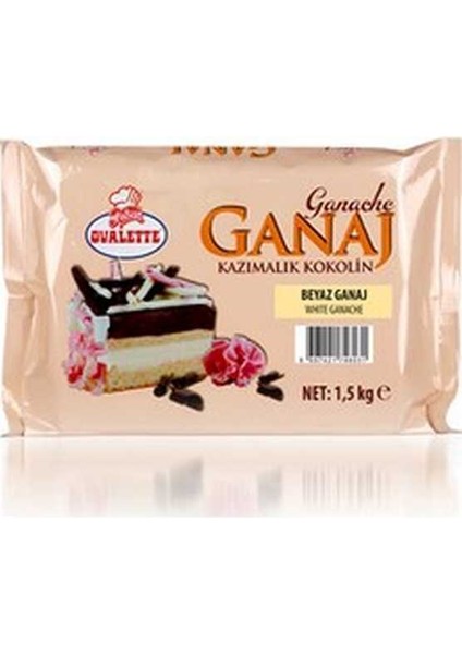 Ovalette Beyaz Ganaj Çikolata