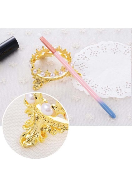 Nail Art Fırça Kalem Tutucu (Vintage Gold) (Yurt Dışından) indirimleri