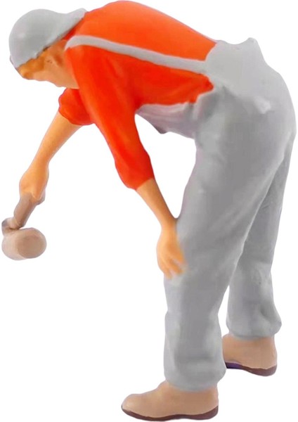 1/87 Minyatür Insanlar Model Rakamlar Dıy Projeler Sokak Sahnesi Turuncu Gri Için Ressam (Yurt Dışından)