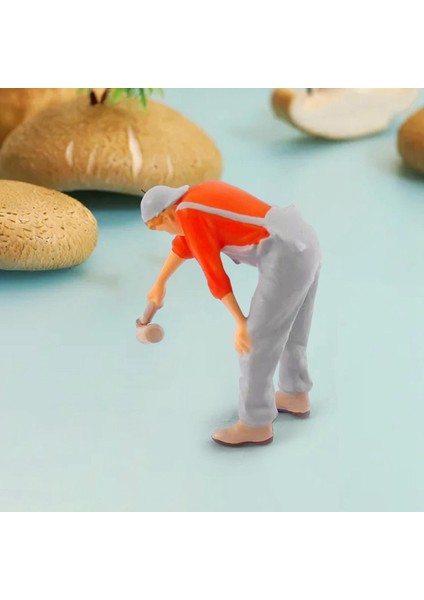 1/87 Minyatür Insanlar Model Rakamlar Dıy Projeler Sokak Sahnesi Turuncu Gri Için Ressam (Yurt Dışından) fırsatları