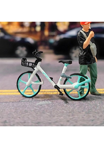 1:64 Mini Bisiklet Model Araba Modeli Figürinler Diorama Sahnesi Düzeni Yeşil (Yurt Dışından) modelleri