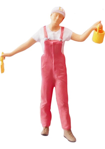 1/87 Minyatür Insan Modeli Figürler Dıy Projeleri Sokak Sahnesi Pembe Için Ressam (Yurt Dışından)