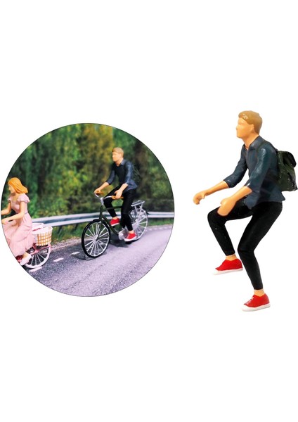 1:64 Ölçekli Boyalı Insanlar Diorama Sahne Düzeni Minik Insanlar Koyu Mavi (Yurt Dışından) fırsatları