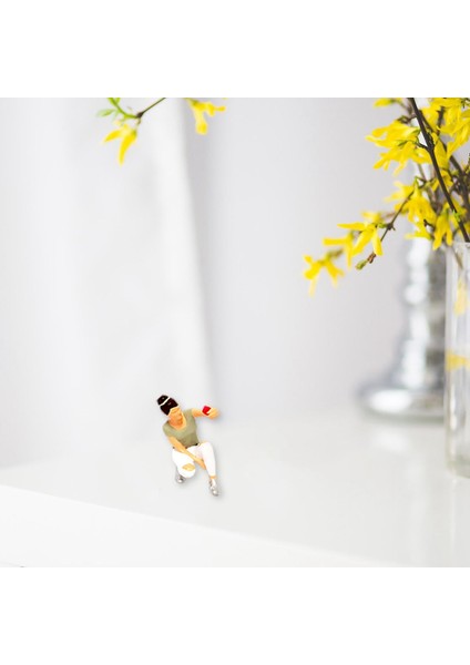 Reçine 1:64 Ölçekli Insanlar Figürinler Araba Modeli Figürinler Sokak Sahnesi Dıy Modeli Yeşil (Yurt Dışından) modelleri
