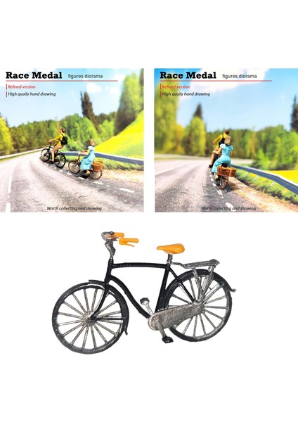 Reçine 1/64 Ölçekli Insanlar Figürinler Bebek Sürme Bisiklet Modeli Küçük Insanlar Açık Kahverengi Siyah (Yurt Dışından) indirimleri