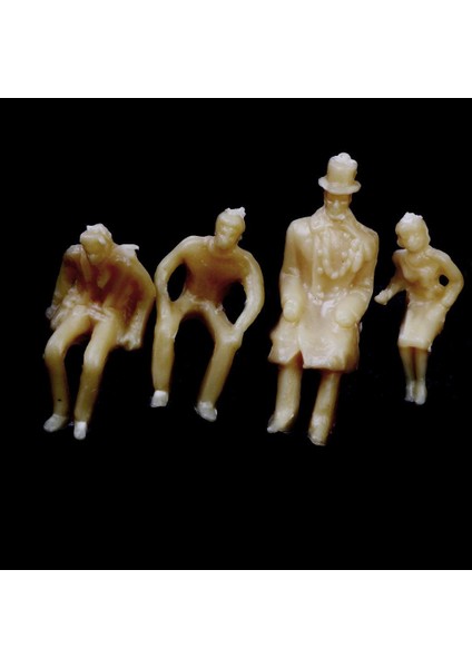 100'LÜ 1:87 Ho Ölçekli Boyasız Model Insanlar Şekil Oluşturma Düzeni Yolcu 2cm (Yurt Dışından) indirimleri
