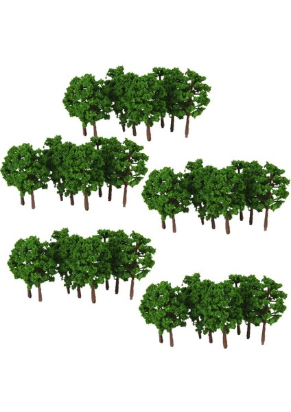 5x 20'li Model Tren Ağacı Demiryolu Sokak Manzarası Düzeni N Salı 8 cm (Yurt Dışından)