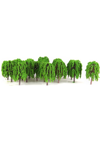 25X N Ölçekli Söğüt Ağacı Modeli 5.6 cm Karayolu Için Yükseklik Düzeni Diorama Sahnesi (Yurt Dışından)