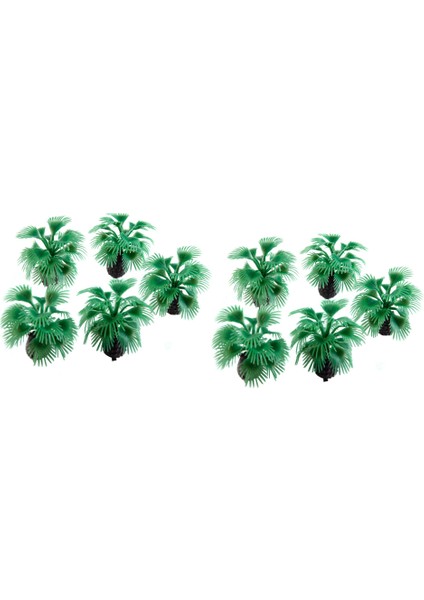 10'lu 2.2 Inç Bottlepalm Ağaçları Model Düzeni Tren Sahne Dekor 1/200 Ölçekli (Yurt Dışından) fiyatları