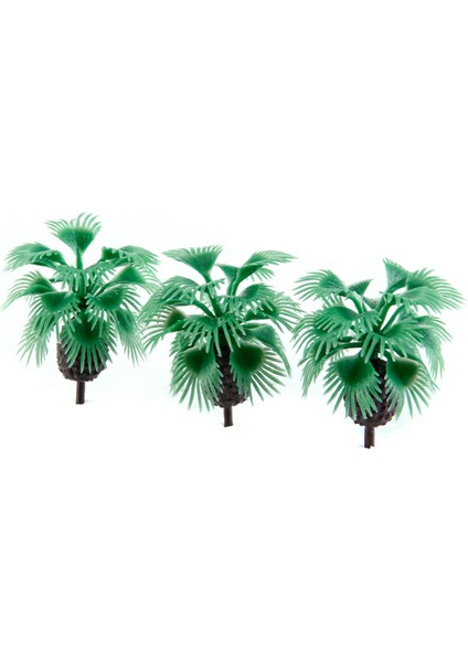 10'lu 2.2 Inç Bottlepalm Ağaçları Model Düzeni Tren Sahne Dekor 1/200 Ölçekli (Yurt Dışından) modelleri