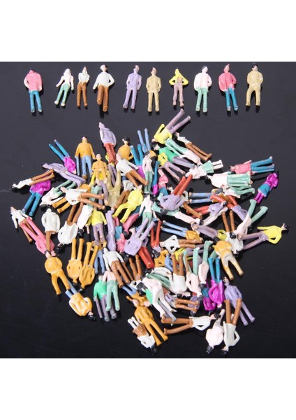 100 Lot 1:75 El Boyalı Rakamlar Model Tren Insanlar (Yurt Dışından) fiyatları