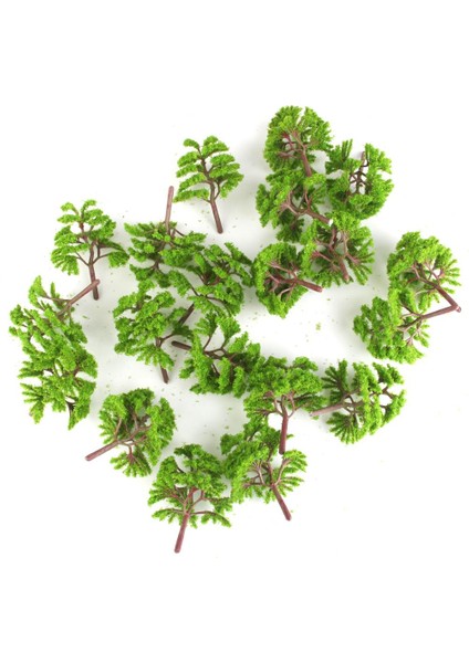 20 Ağaç Model Sokak Tren Demiryolu Diorama Mimarisi Sahne N Açık Yeşil (Yurt Dışından) modelleri