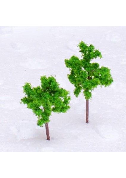 4 cm Yeşil Çam Ağaçları Model Fit Z Ölçekli Demiryolları Sokak Parkı Düzeni 50PC (Yurt Dışından) modelleri