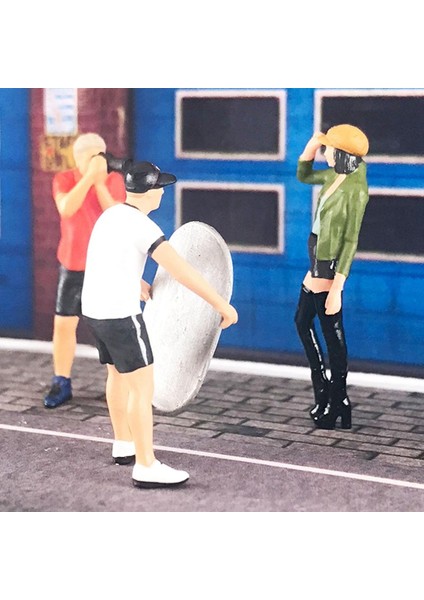 Boyalı Rakamlar Reçine Çakmak Dekorasyon Yapı Oyuncaklar Için Masaüstü Noel (Yurt Dışından) modelleri