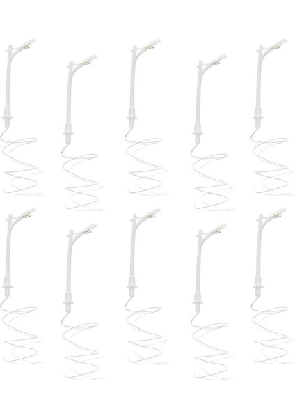 10'lu LED Işık Tel Lamppost Veya Diorama Mimarisi Manzara Yapı Tarzı 6 (Yurt Dışından)