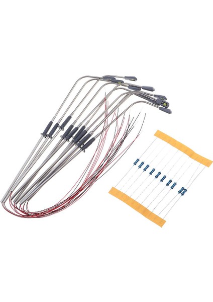 10'lu 1:75 Ölçekli Stree Modeli Işık Mini Lamppost Mikro Peyzaj Dekorları Için (Yurt Dışından)