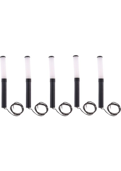 5 Parça 1/100 Park Avlu 3 V LED Fenerler Sokakları Kare Lamba Peyzaj (Yurt Dışından)