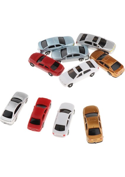10'lu Model Araç Kiti Kum Masa Aksesuarları Otopark Manzarası Sokak Düzeni 1: 100 (Yurt Dışından) modelleri