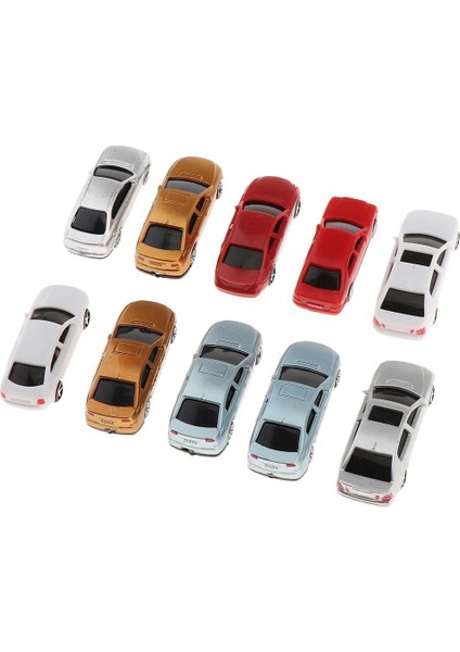 10'lu Model Araç Kiti Kum Masa Aksesuarları Otopark Manzarası Sokak Düzeni 1: 100 (Yurt Dışından) indirimleri