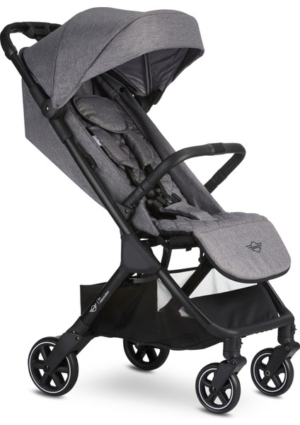 Mini By Easywalker Buggy Snap Kabin Boy Travel Sistem Bebek Arabası - Soho Grey, tek tuşla otomatik katlanan bebek arabası