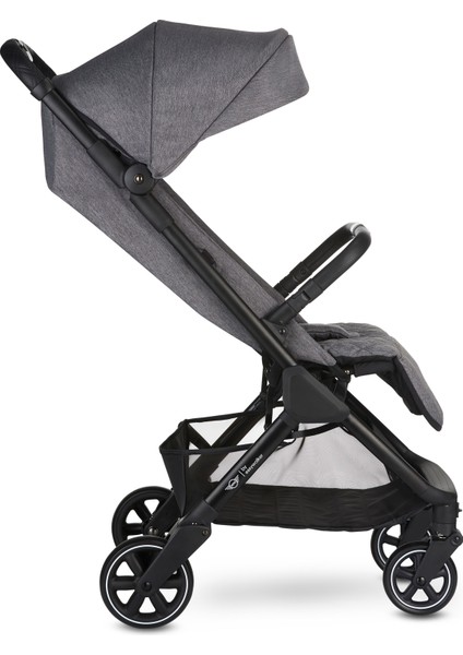 Mini By Easywalker Buggy Snap Kabin Boy Travel Sistem Bebek Arabası - Soho Grey, tek tuşla otomatik katlanan bebek arabası