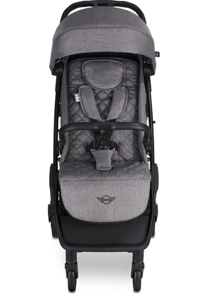 Mini By Easywalker Buggy Snap Kabin Boy Travel Sistem Bebek Arabası - Soho Grey, tek tuşla otomatik katlanan bebek arabası