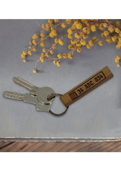 Kişiye Özel Plakalı Volkswagen Logolu Ahşap Dikdörtgen Bar Anahtarlık Model 2 fırsatları