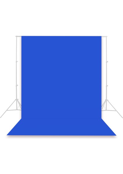 Fon Perdesi Kumaş Mavi 3x4