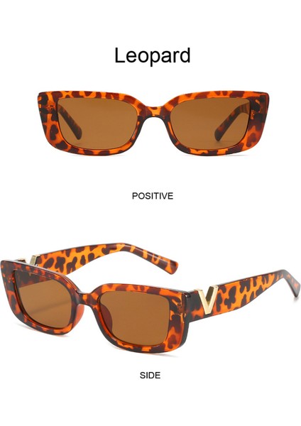 Retro Dikdörtgen Güneş Kadınlar Marka Tasarımcısı Vintage Küçük Çerçeve Güneş Gözlükleri Bayanlar Klasik Siyah Kare (Yurt Dışından) fiyatları