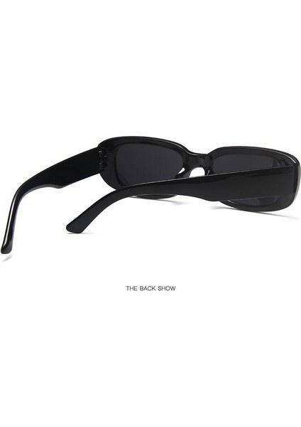 Vintage Güneş Gözlüğü Kadın Marka Tasarımcısı Retro Dikdörtgen Güneş Gözlükleri Kadın Ins Popüler Renkli Kare Gözlük (Yurt Dışından) modelleri