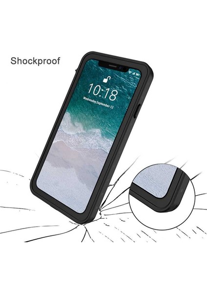 Apple iPhone x Uyumlu Kılıf Su Geçirmez 360 Derece Koruma Waterproof Telefon Kılıfı Kabı modelleri