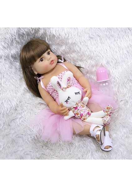 55 cm. Oyuncak Bebek - Pembe (Yurt Dışından)