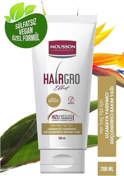 Hairgro Effect Uzamaya Saç Bakım Yağı 200 ml