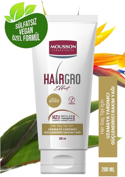 Hairgro Effect Uzamaya Saç Bakım Yağı 200 ml