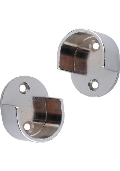 Çifti Metal Perde Kutup Duvar Tesis Braketi Perde Çubuklar Finials 25 mm (Yurt Dışından)