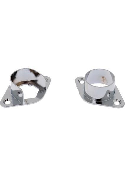 Paket 2 Metal Perde Kutup Duvar Tesis Braketi Perde Çubuklar Finials # 25 mm (Yurt Dışından)